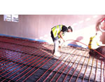 Under Floor Heating Pipes